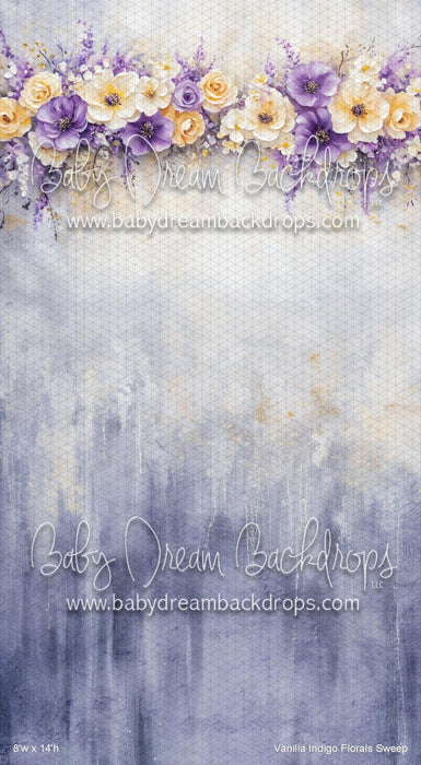 Vanilla Indigo Florals Sweep (VR)