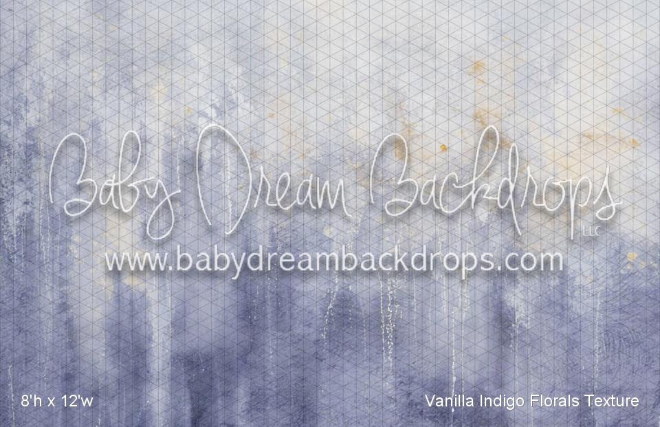 Vanilla Indigo Florals Texture (VR)