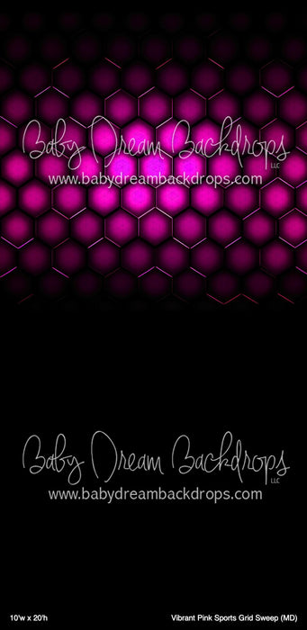 Vibrant Pink Sports Grid Sweep (MD)