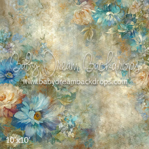 Vintage Blue Florals (CM)