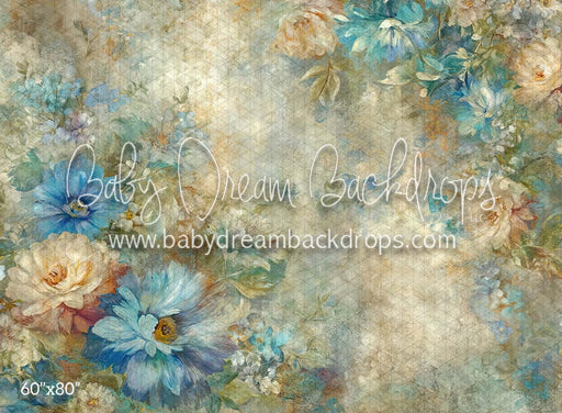 Vintage Blue Florals (CM)