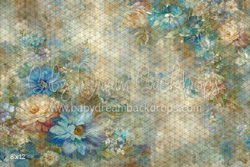 Vintage Blue Florals (CM)