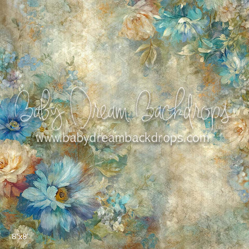 Vintage Blue Florals (CM)