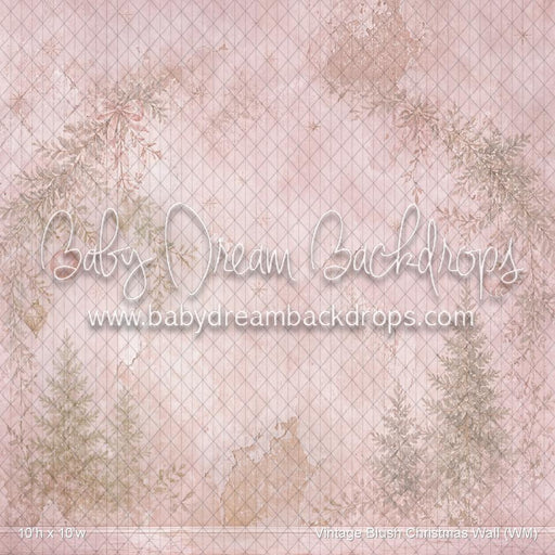 Vintage Blush Christmas Wall (WM)