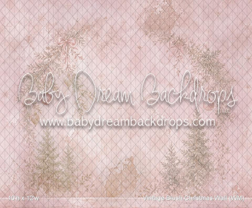 Vintage Blush Christmas Wall (WM)