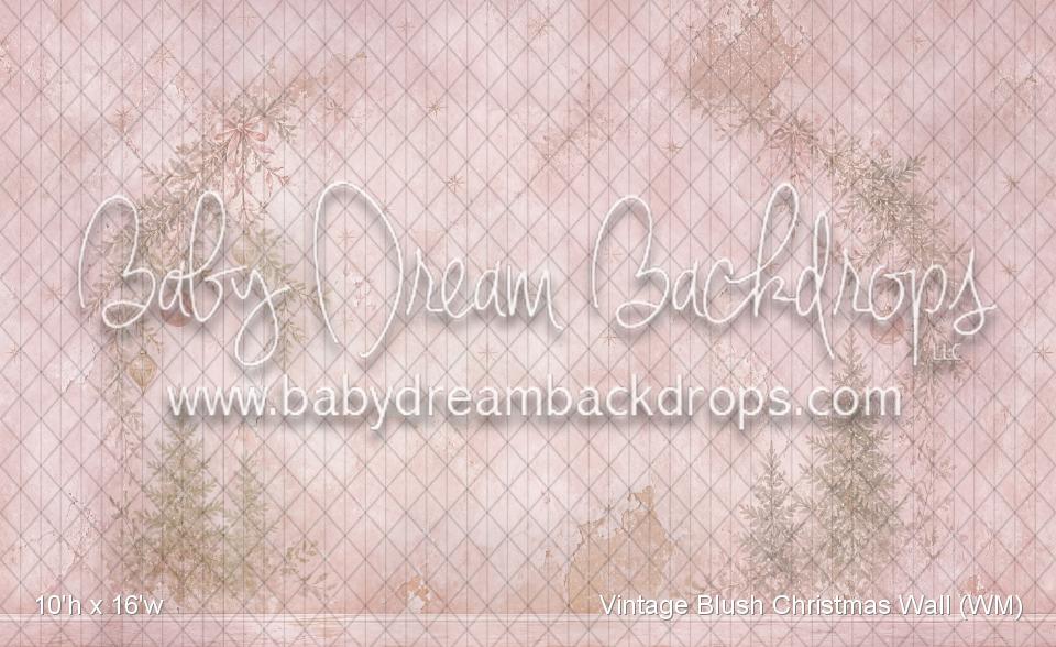 Vintage Blush Christmas Wall (WM)