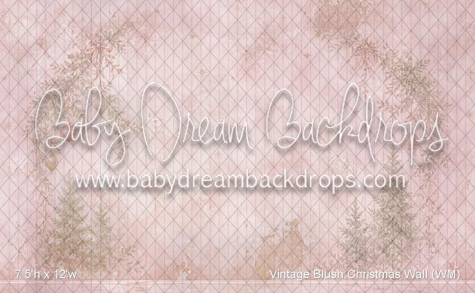 Vintage Blush Christmas Wall (WM)