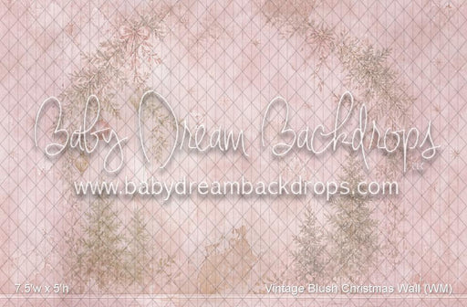 Vintage Blush Christmas Wall (WM)