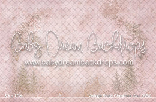 Vintage Blush Christmas Wall (WM)
