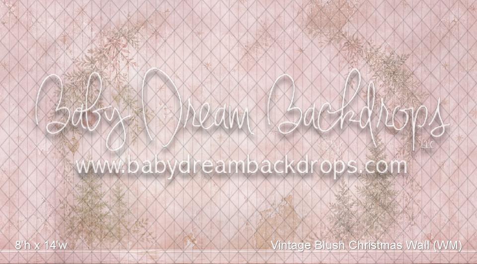 Vintage Blush Christmas Wall (WM)