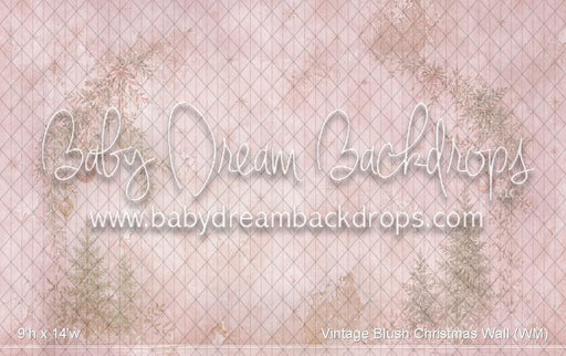 Vintage Blush Christmas Wall (WM)