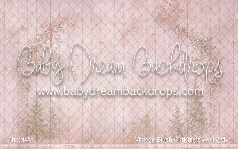 Vintage Blush Christmas Wall (WM)
