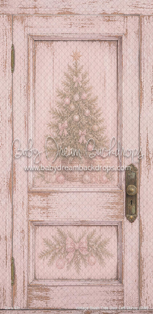 Vintage Blush Tree Door Left Skinny (WM)