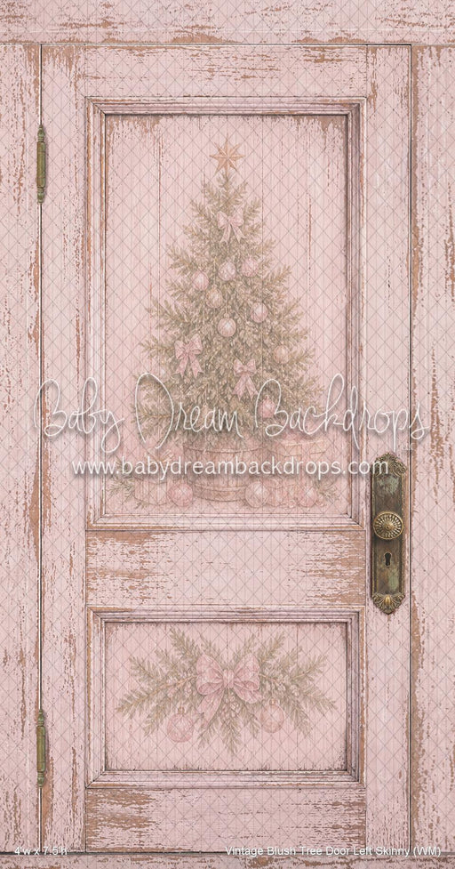 Vintage Blush Tree Door Left Skinny (WM)