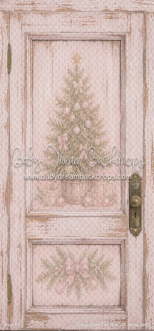 Vintage Blush Tree Door Left Skinny (WM)