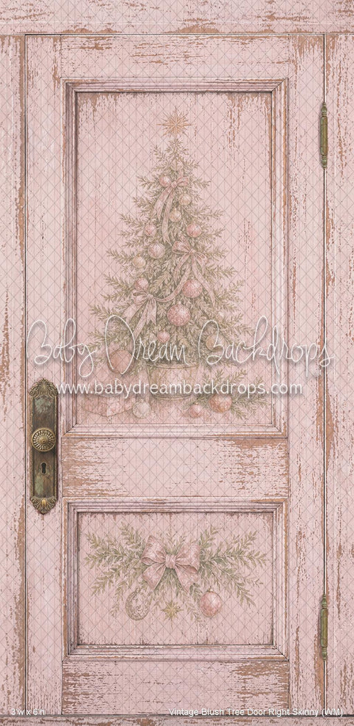Vintage Blush Tree Door Right Skinny (WM)