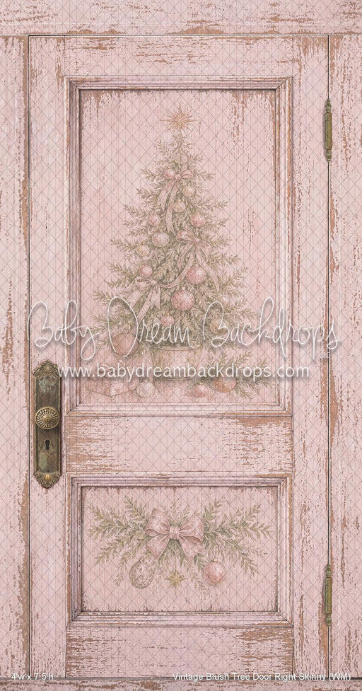 Vintage Blush Tree Door Right Skinny (WM)