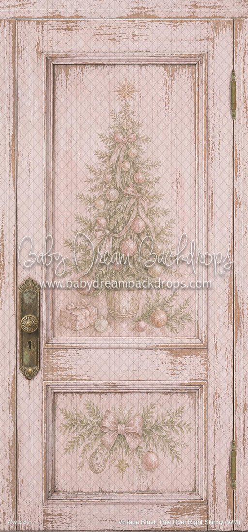 Vintage Blush Tree Door Right Skinny (WM)