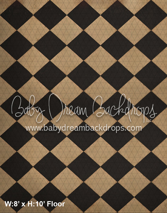 Vintage Checked Floor (WM)