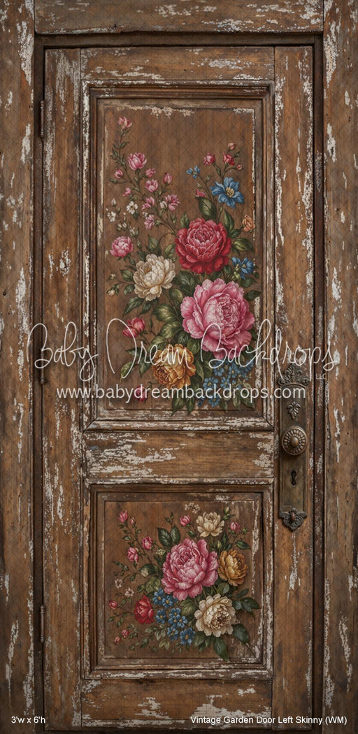 Vintage Garden Door Left Skinny (WM)