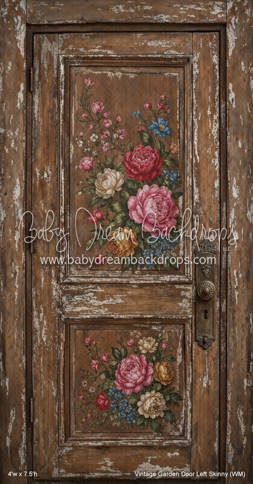 Vintage Garden Door Left Skinny (WM)