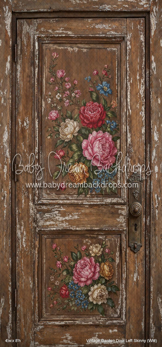 Vintage Garden Door Left Skinny (WM)