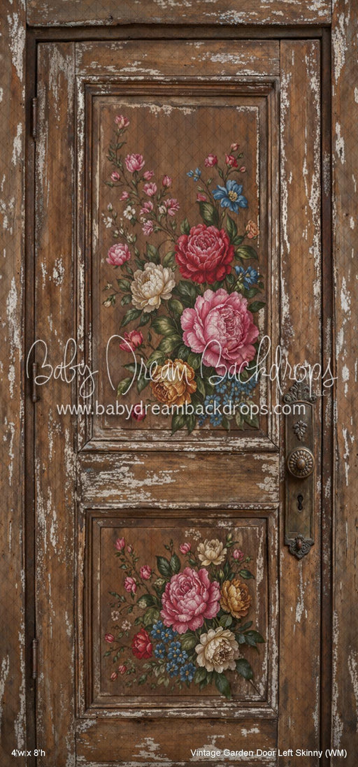 Vintage Garden Door Left Skinny (WM)