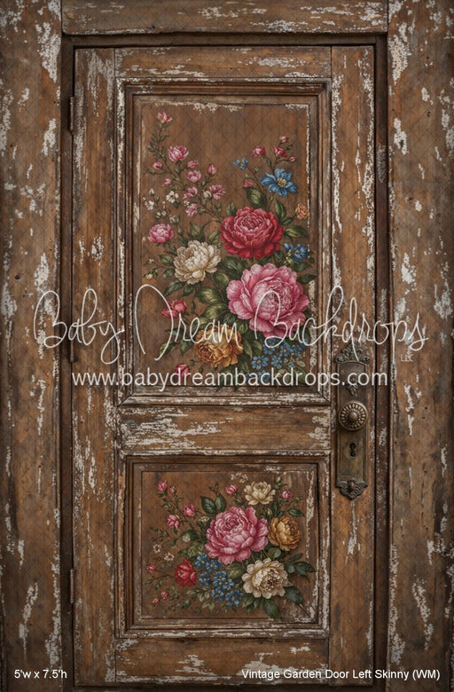 Vintage Garden Door Left Skinny (WM)
