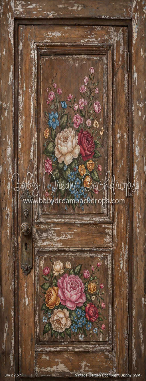 Vintage Garden Door Right Skinny (WM)