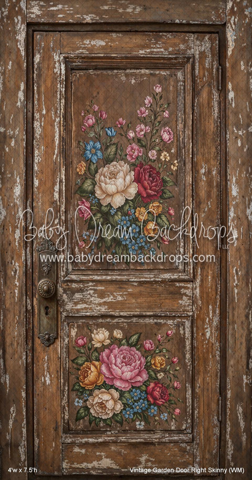 Vintage Garden Door Right Skinny (WM)