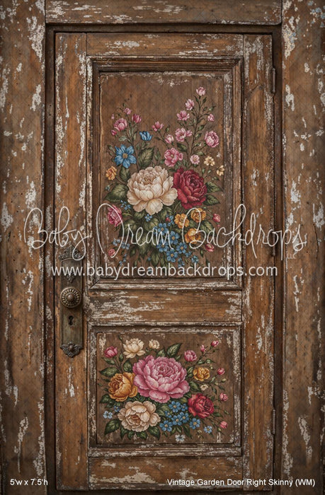 Vintage Garden Door Right Skinny (WM)