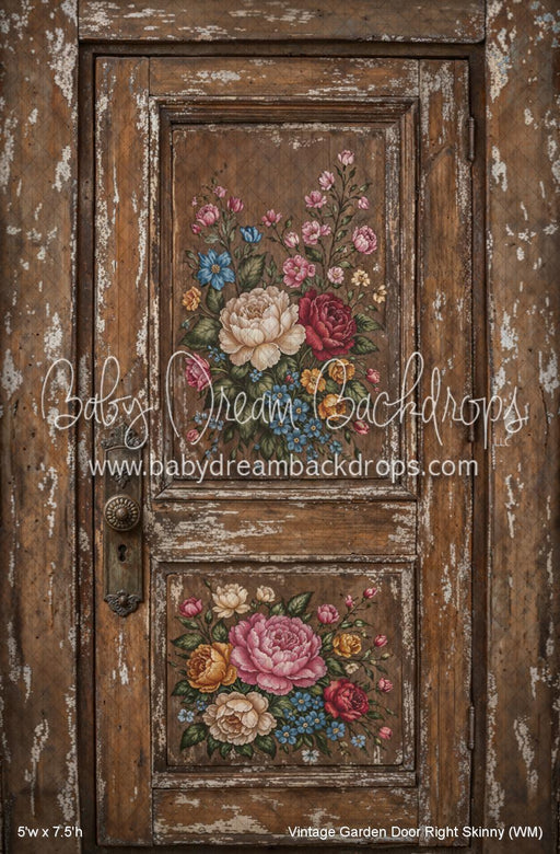 Vintage Garden Door Right Skinny (WM)