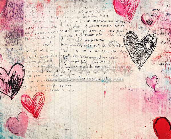 Vintage Heart Scribbles (JA)