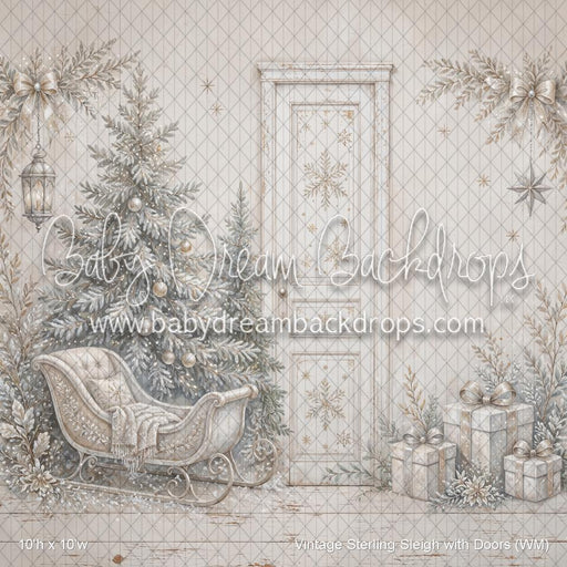 Vintage Sterling Sleigh with Doors (WM)