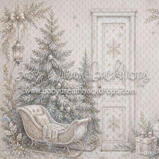 Vintage Sterling Sleigh with Doors (WM)