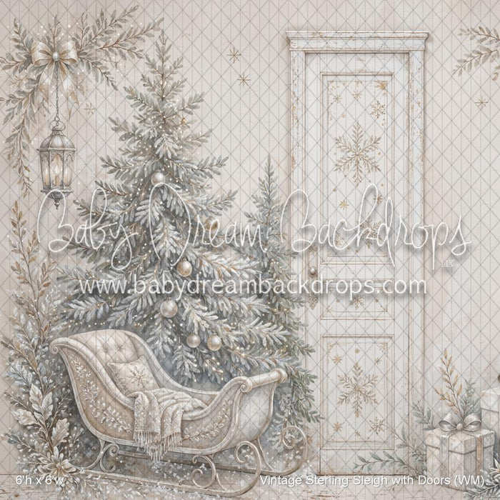 Vintage Sterling Sleigh with Doors (WM)