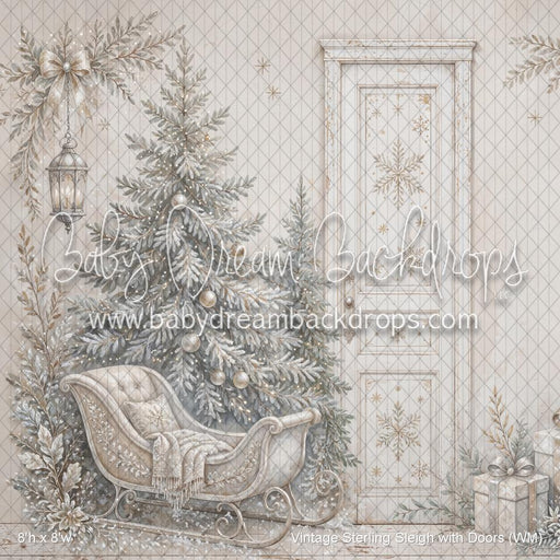 Vintage Sterling Sleigh with Doors (WM)