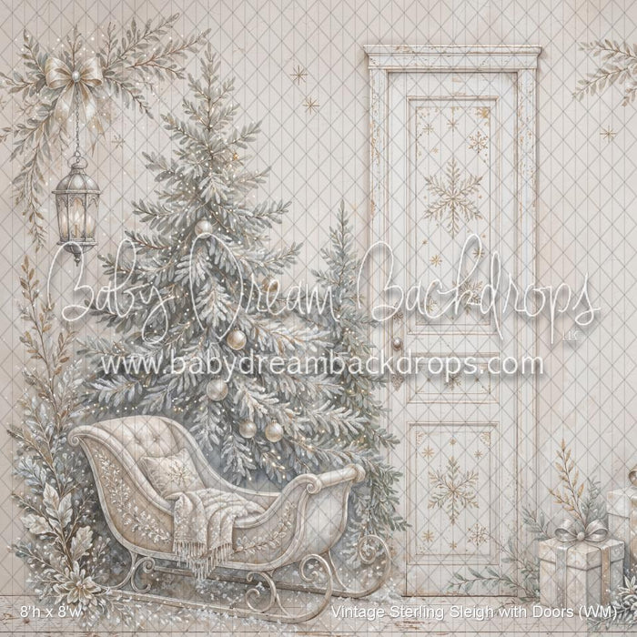 Vintage Sterling Sleigh with Doors (WM)
