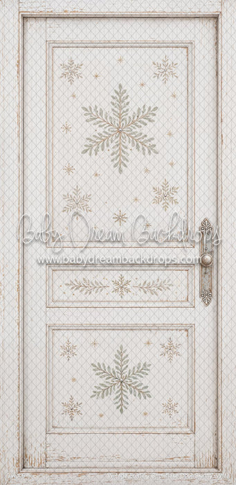 Vintage Sterling Snowflake Door Skinny (WM)