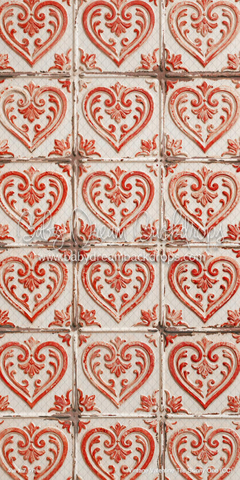 Vintage Valentine Tile Skinny One (CC)