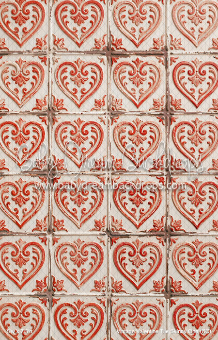 Vintage Valentine Tile Skinny One (CC)