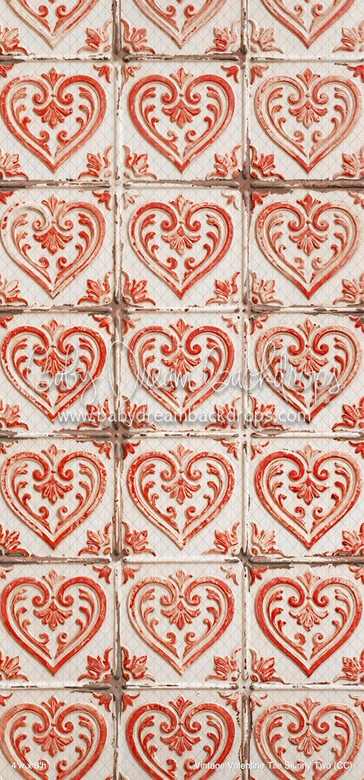 Vintage Valentine Tile Skinny Two (CC)