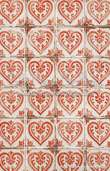 Vintage Valentine Tile Skinny Two (CC)