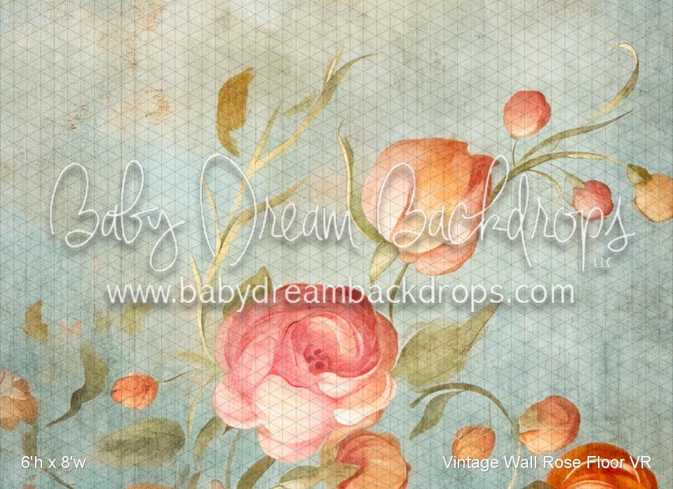 Vintage Wall Rose Fabric Floor (VR)