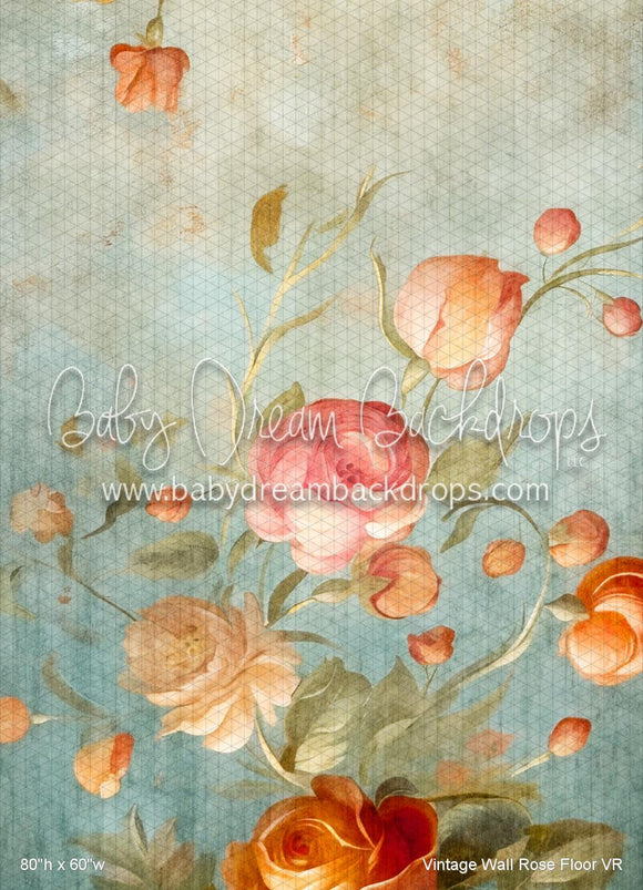 Vintage Wall Rose Fabric Floor (VR)