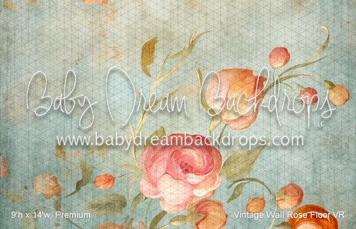 Vintage Wall Rose Fabric Floor (VR)