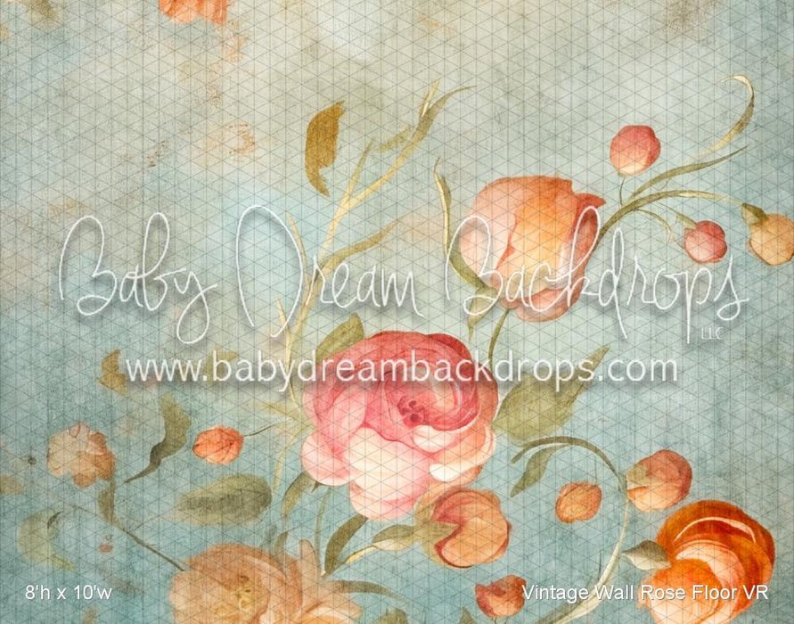 Vintage Wall Rose Fabric Floor (VR)