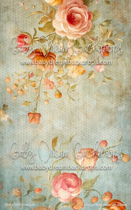 Vintage Wall Rose Sweep (VR)