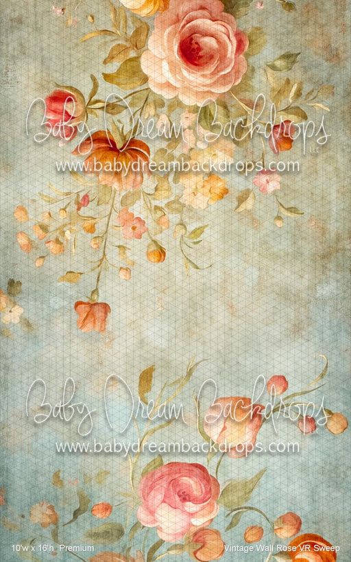 Vintage Wall Rose Sweep (VR)