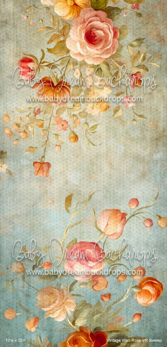 Vintage Wall Rose Sweep (VR)